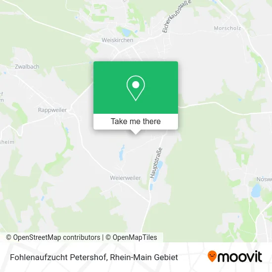 Карта Fohlenaufzucht Petershof