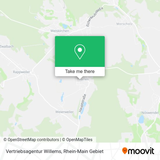 Карта Vertriebsagentur Willems