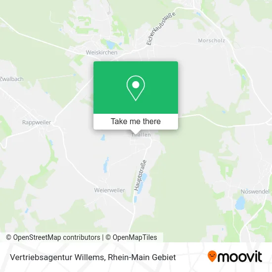 Карта Vertriebsagentur Willems