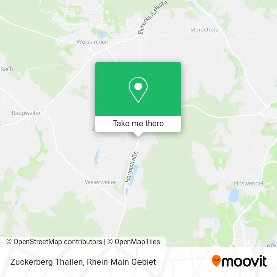 Карта Zuckerberg Thailen