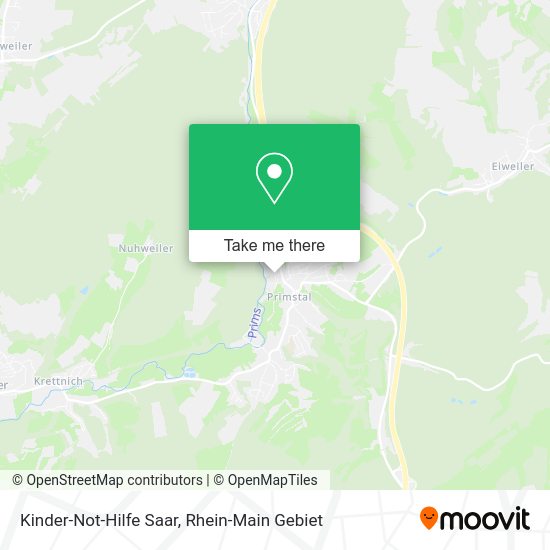 Карта Kinder-Not-Hilfe Saar