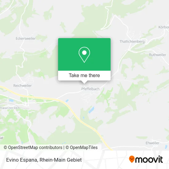 Карта Evino Espana