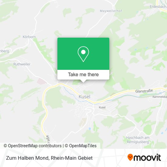 Карта Zum Halben Mond