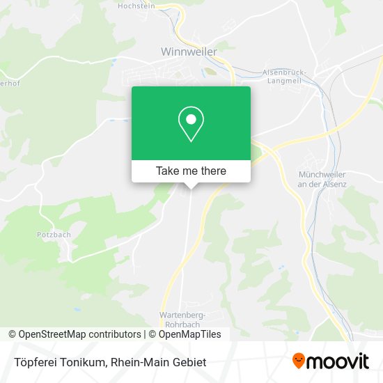 Карта Töpferei Tonikum