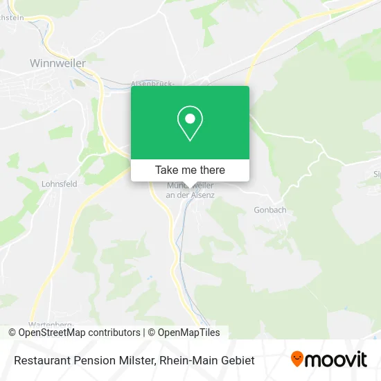 Карта Restaurant Pension Milster