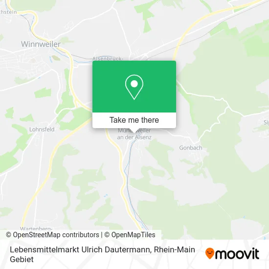 Карта Lebensmittelmarkt Ulrich Dautermann