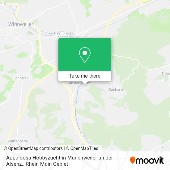 Карта Appaloosa Hobbyzucht in Münchweiler an der Alsenz.