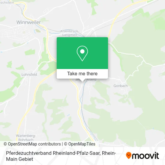 Карта Pferdezuchtverband Rheinland-Pfalz-Saar