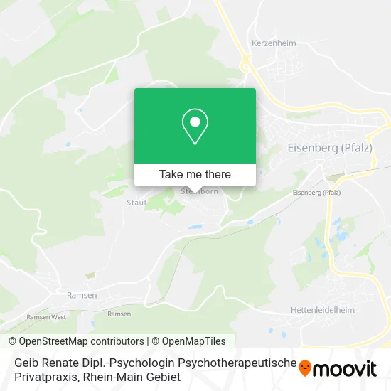Карта Geib Renate Dipl.-Psychologin Psychotherapeutische Privatpraxis