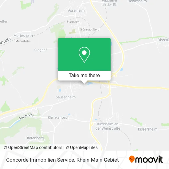 Карта Concorde Immobilien Service