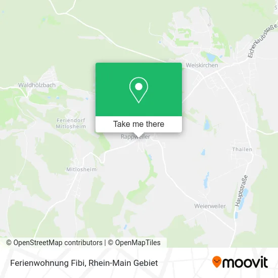 Карта Ferienwohnung Fibi