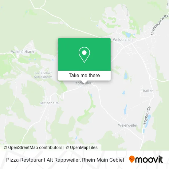 Карта Pizza-Restaurant Alt Rappweiler