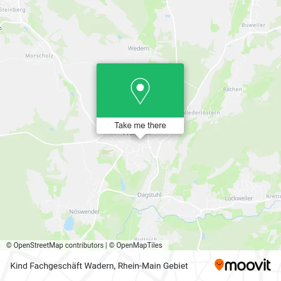 Карта Kind Fachgeschäft Wadern