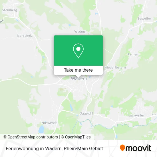 Карта Ferienwohnung in Wadern