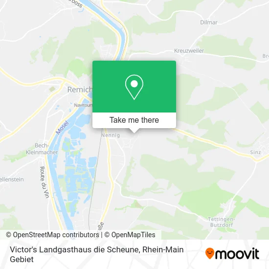 Карта Victor's Landgasthaus die Scheune