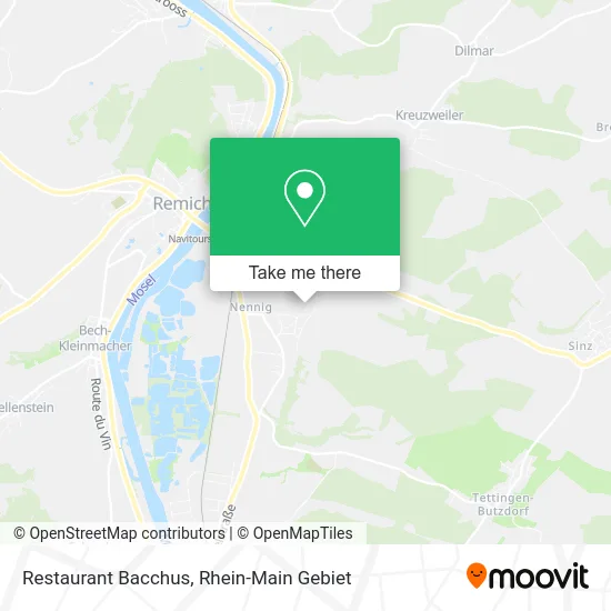 Карта Restaurant Bacchus