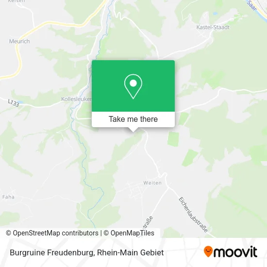 Карта Burgruine Freudenburg