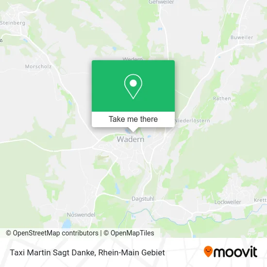 Карта Taxi Martin Sagt Danke