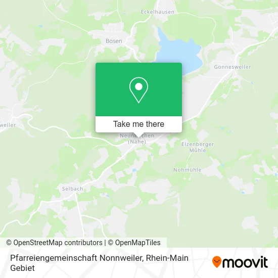 Карта Pfarreiengemeinschaft Nonnweiler