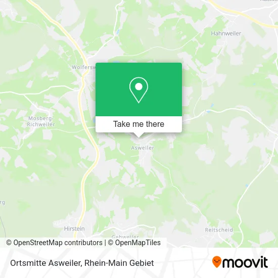 Карта Ortsmitte Asweiler