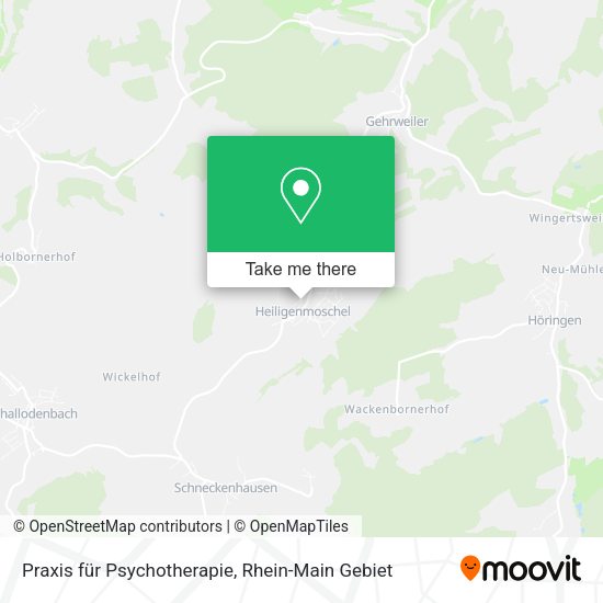 Карта Praxis für Psychotherapie