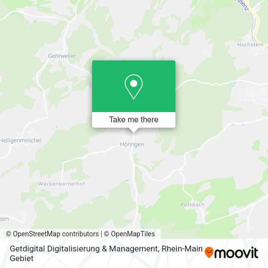 Карта Getdigital Digitalisierung & Management