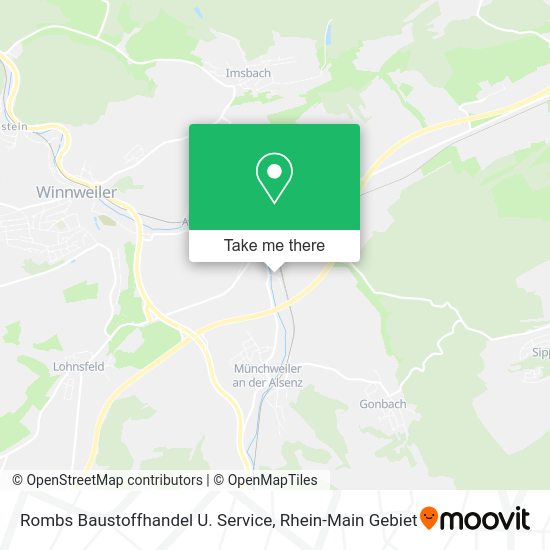 Карта Rombs Baustoffhandel U. Service