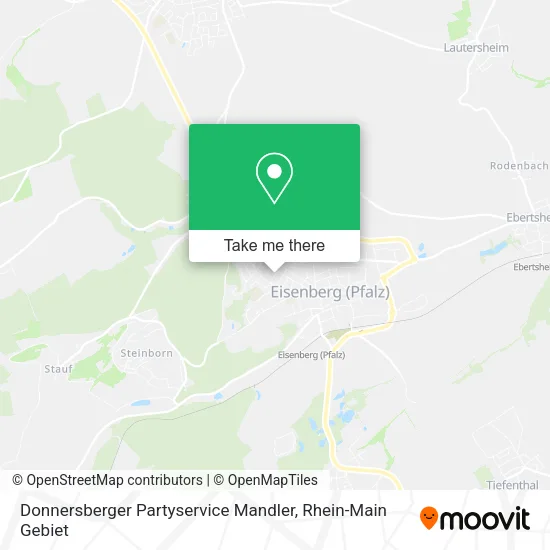 Карта Donnersberger Partyservice Mandler