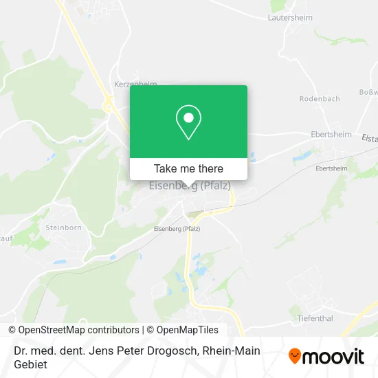 Карта Dr. med. dent. Jens Peter Drogosch