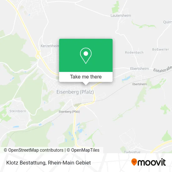 Карта Klotz Bestattung