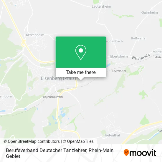 Карта Berufsverband Deutscher Tanzlehrer