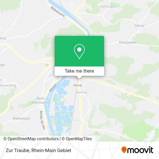 Карта Zur Traube