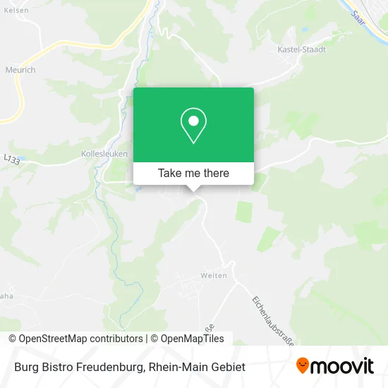 Карта Burg Bistro Freudenburg