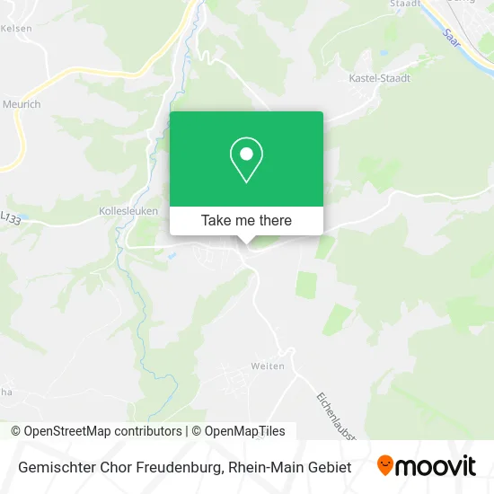 Карта Gemischter Chor Freudenburg