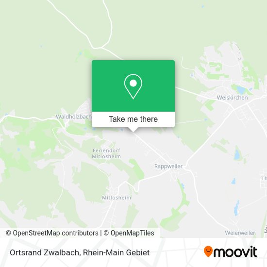 Карта Ortsrand Zwalbach