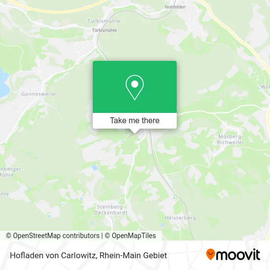 Карта Hofladen von Carlowitz