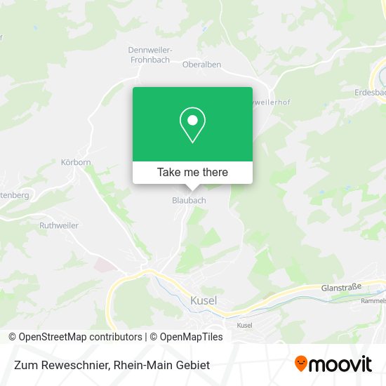 Карта Zum Reweschnier