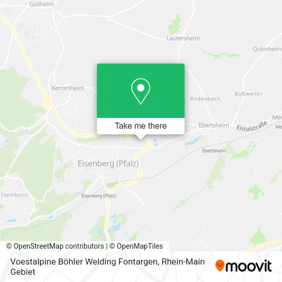 Карта Voestalpine Böhler Welding Fontargen