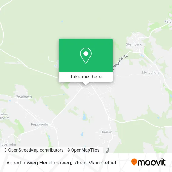 Карта Valentinsweg Heilklimaweg