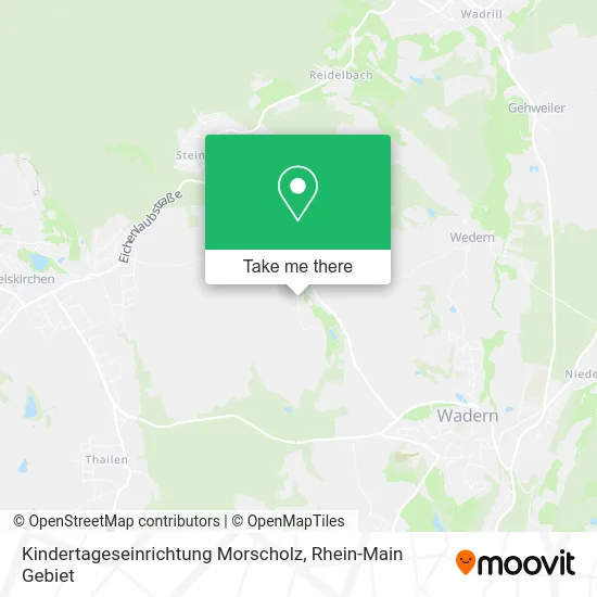 Карта Kindertageseinrichtung Morscholz