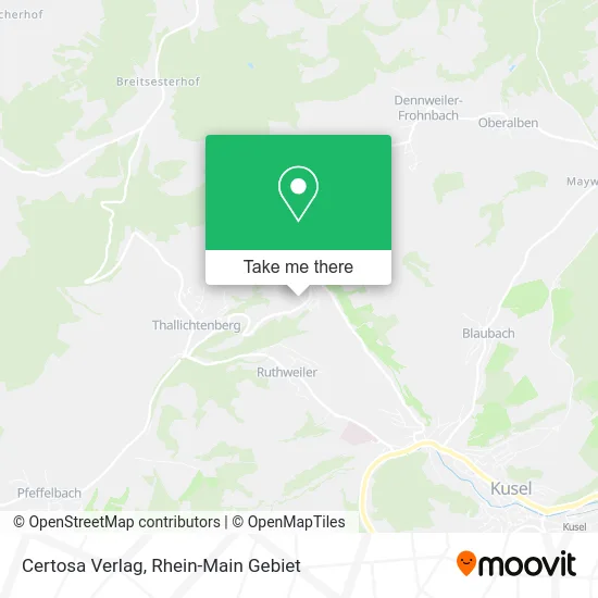 Карта Certosa Verlag