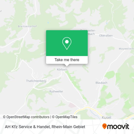 Карта AH Kfz Service & Handel