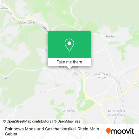 Rainbows Mode und Geschenkartikel map
