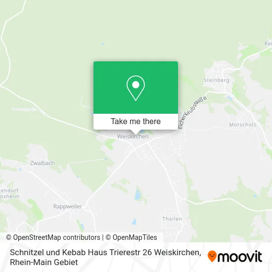 Карта Schnitzel und Kebab Haus Trierestr 26 Weiskirchen