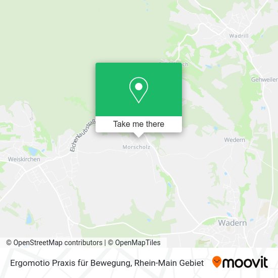 Карта Ergomotio Praxis für Bewegung