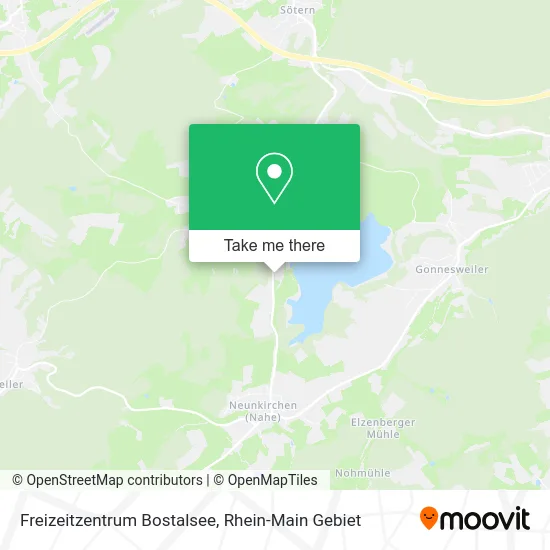 Карта Freizeitzentrum Bostalsee