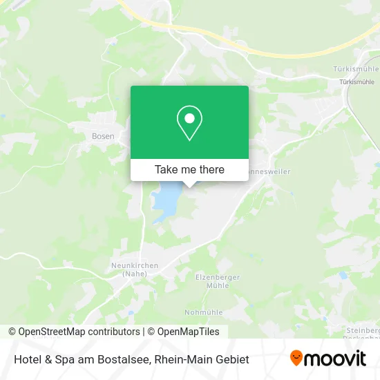 Карта Hotel & Spa am Bostalsee