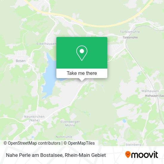 Карта Nahe Perle am Bostalsee