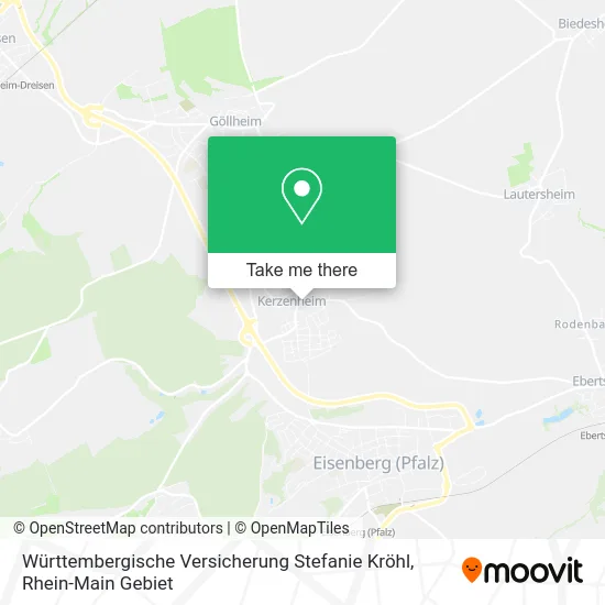 Карта Württembergische Versicherung Stefanie Kröhl