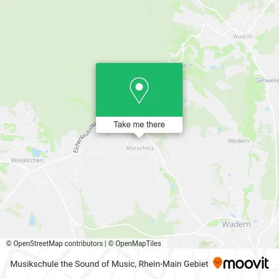 Карта Musikschule the Sound of Music